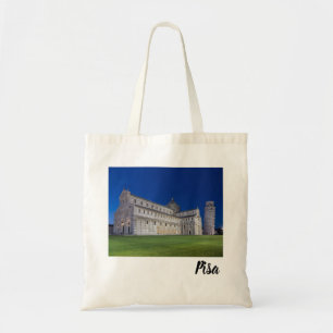 Bolso De Tela Pisa Leaning Tower Night Panorama Italy Gift