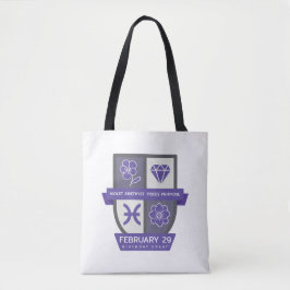 Bolso De Tela Pisces Birthday Crest™ for February 19-29