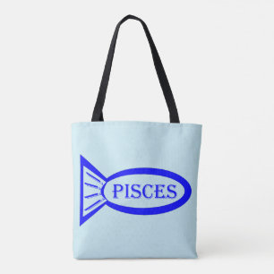 Bolso De Tela Pisces Star Sign Fish Tote Bag