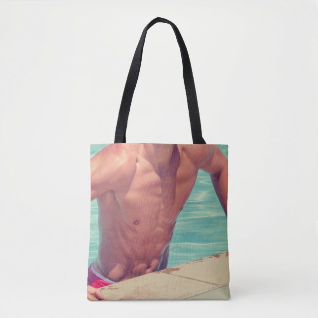Bolso De Tela Piscina Hottie (Anverso)