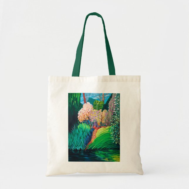 Bolso De Tela Piscina oscura (Frente)