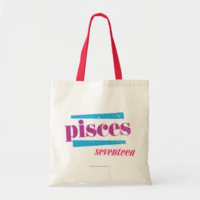 Bolso De Tela Piscis púrpuras (Frente)