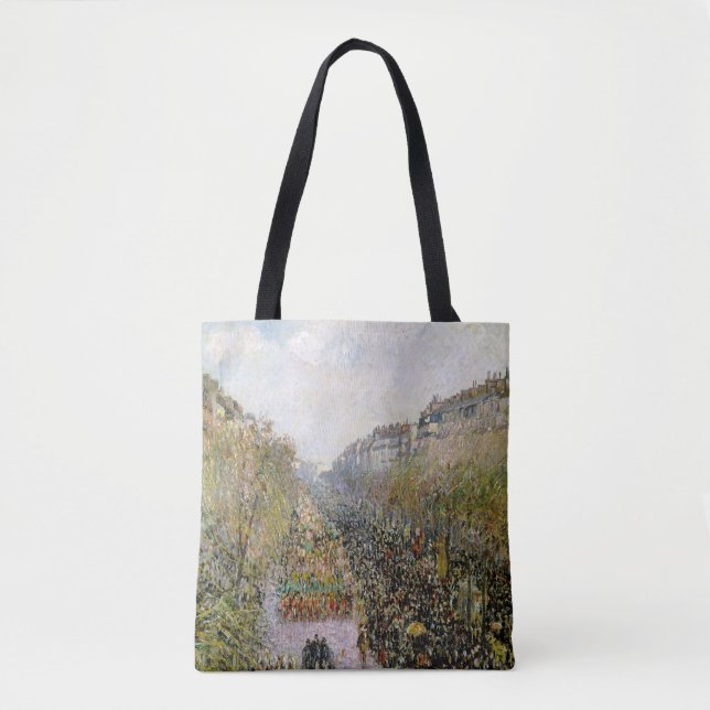 Bolso De Tela Pissarro - Boulevard Montmartre, Mardi Gras (Anverso)