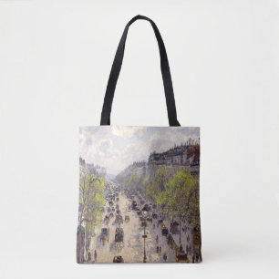 Bolso De Tela Pissarro - Boulevard Montmartre, primavera