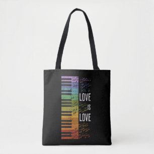 Bolso De Tela Pista arcoiris