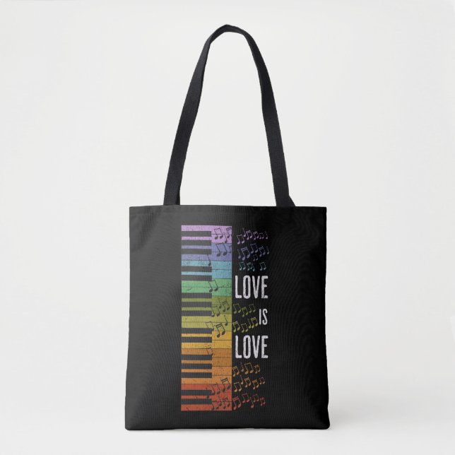 Bolso De Tela Pista arcoiris (Anverso)