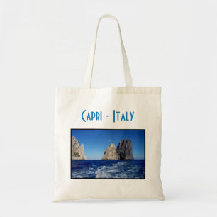 Bolso De Tela Pistas Faraglioni, Isla de Capri - Nápoles - Itali
