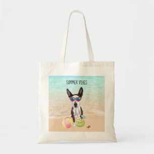 Bolso De Tela Pit Bull Terrier Mix Beach