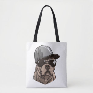 Bolso De Tela Pitbull Gangster