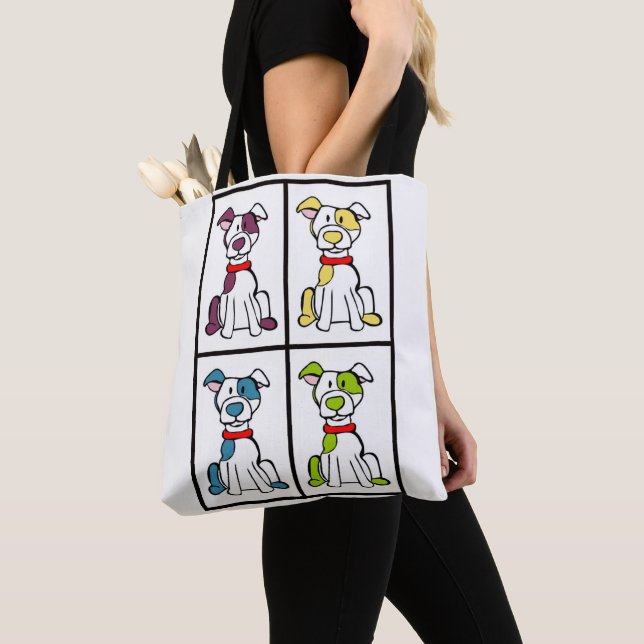 Bolso De Tela Pitbull Tote Bag (Detalle)