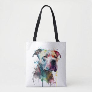 Bolso De Tela Pitbull vibrante: un toque de vida