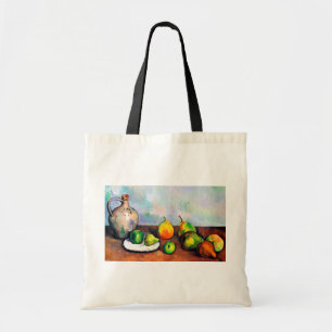 Bolso De Tela Pitcher and Fruit, Paul Cezanne
