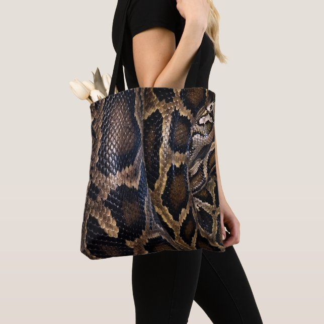 Bolso De Tela Pitón (Detalle)