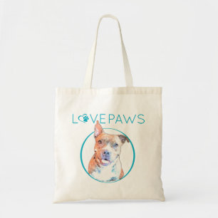 Bolso De Tela Pittie Love Tote Bag