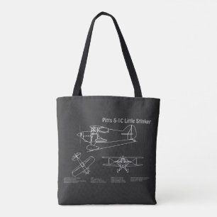 Bolso De Tela Pitts S-1C - Planes de diseño aéreo PD