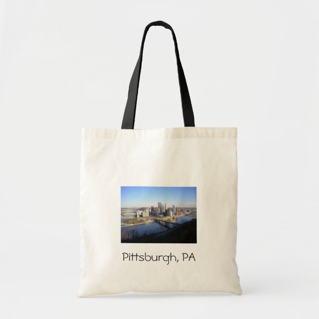 Bolso De Tela Pittsburgh PA (Frente)