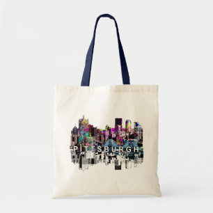 Bolso De Tela Pittsburgh, Pennsylvania en graffiti