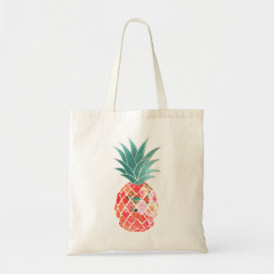 Bolso De Tela PixDezines Aloha Piña+Falso Foil