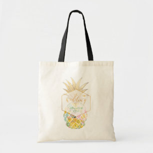 Bolso De Tela PixDezines Aloha Piña Hawaiana
