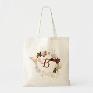 Bolso De Tela PixDezines Flores Acuarela de Otoño Despedida de S