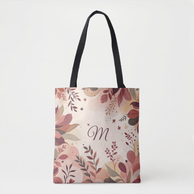 Bolso De Tela Pixel Bloom (Anverso)
