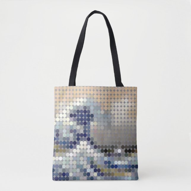 Bolso De Tela Pixeldot "The Great Wave" (Anverso)