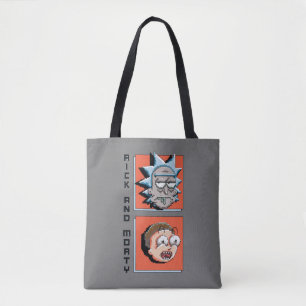 Bolso De Tela Pixelverse Rick y Morty Panel Graphic