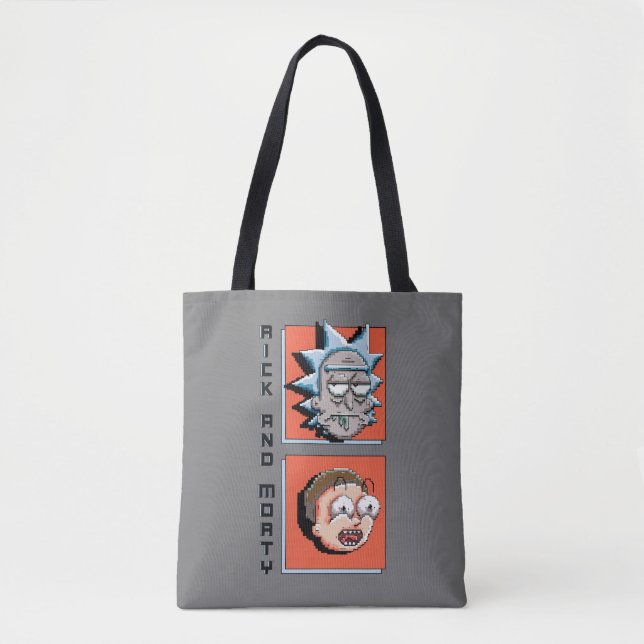 Bolso De Tela Pixelverse Rick y Morty Panel Graphic (Anverso)