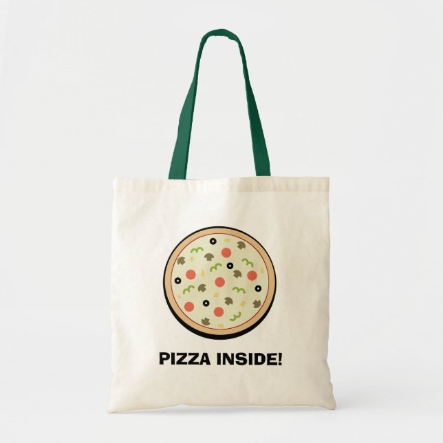 Bolso De Tela Pizza (Frente)