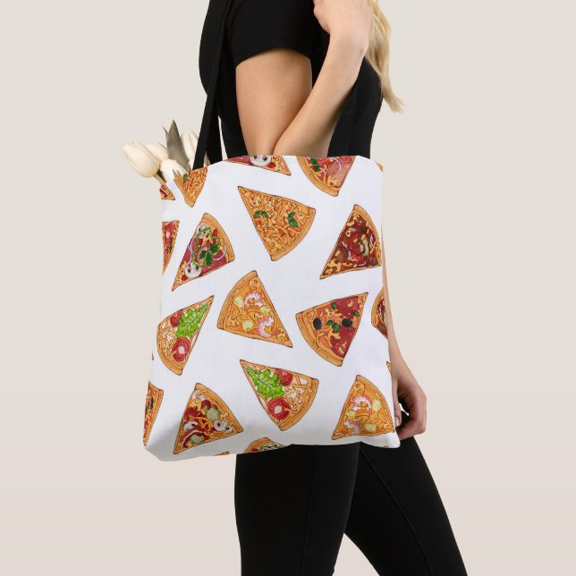 Bolso De Tela Pizza  (Detalle)