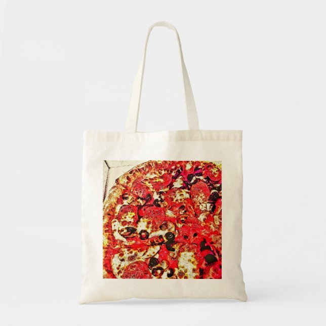 Bolso De Tela Pizza (Frente)