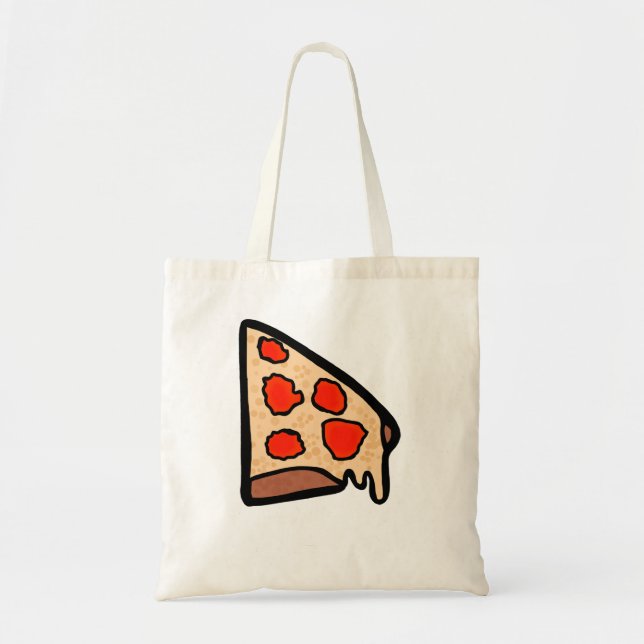 Bolso De Tela Pizza (Frente)