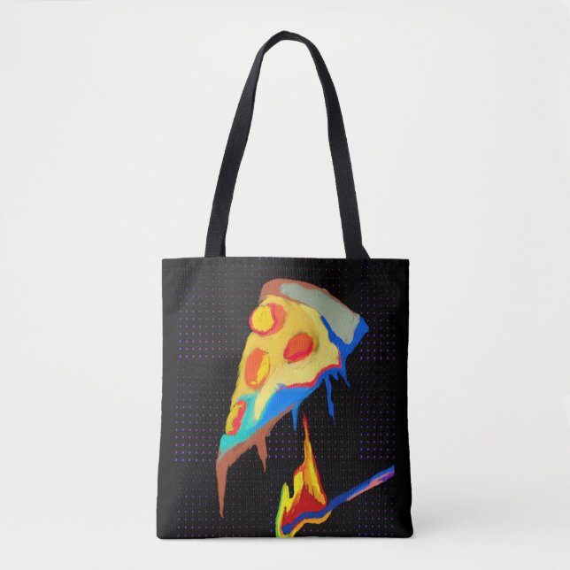 Bolso De Tela pizza caliente (Anverso)