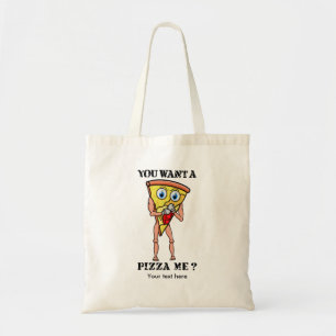 Bolso De Tela Pizza Humorística Que Quieres Un Pedazo De Mí