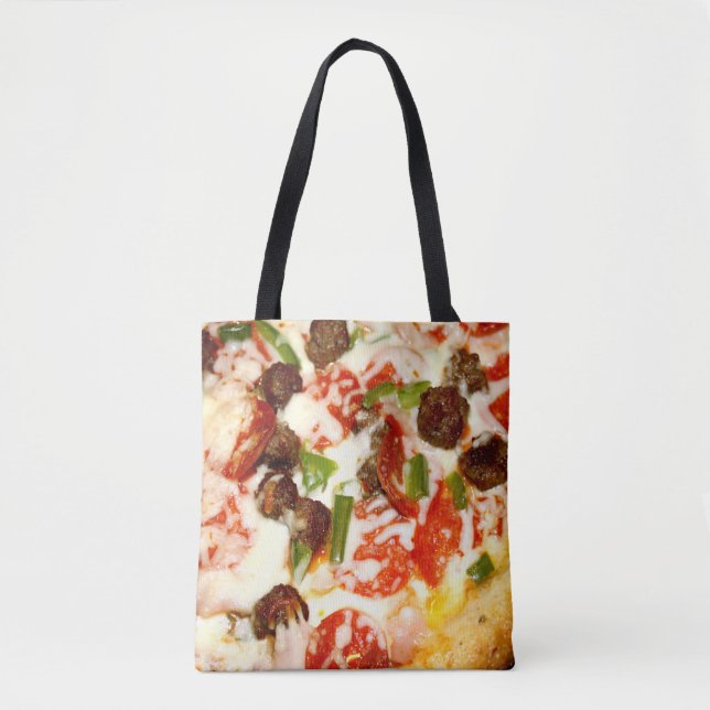Bolso De Tela Pizza Lover (Anverso)