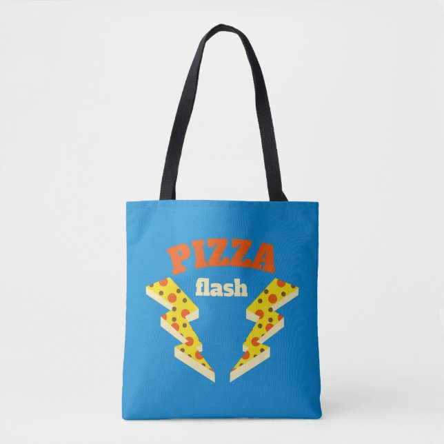 Bolso De Tela pizza rápida (Anverso)
