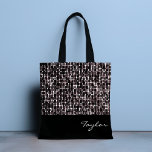 Bolso De Tela Pizzazz Personalizado Tote Bag<br><div class="desc">¡Oh vaya! Salir en un estilo de diseño con este patrón puntiagudo. Personaliza con tu propio nombre o elimina texto. Diseñado por Evco Studio.</div>