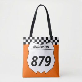 Bolso De Tela Placa de número de motocicleta sucia Personalizado