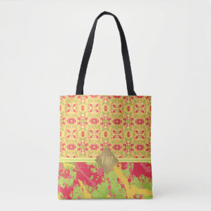Bolso De Tela Placa de pintura brillante tropical