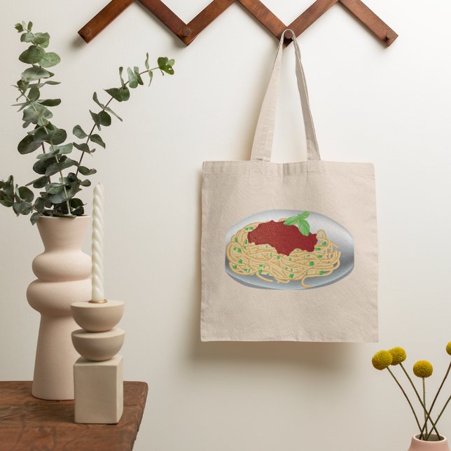 Bolso De Tela Placa De Spaghetti Tote Bag (Subido por el creador)