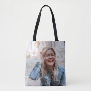 Bolso De Tela Placa fotográfica personalizada