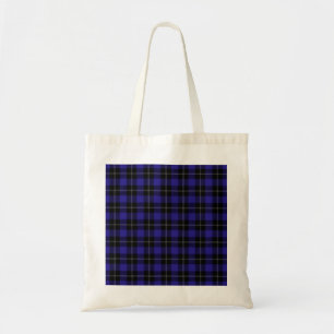 Bolso De Tela Placa real azul negro