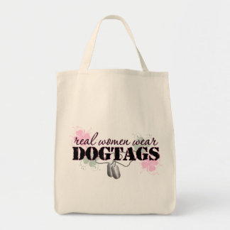 Bolso De Tela ¡Placas de identificación reales de la ropa de