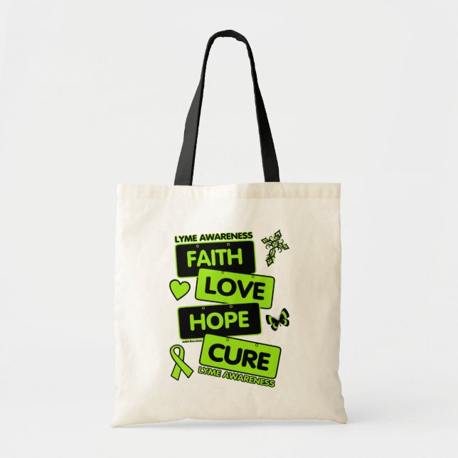 Bolso De Tela Placas de licencia...Lyme (Frente)