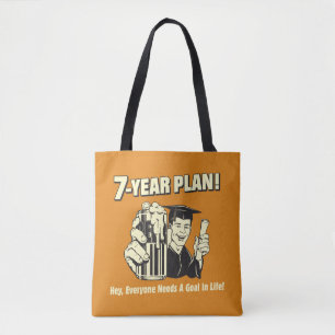 Bolso De Tela Plan de 7 años: Todos necesitan un objetivo