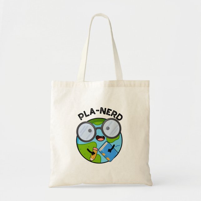 Bolso De Tela Planerd Funny Planet Puns (Frente)