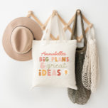 Bolso De Tela Planes e ideas de tipografía audaces y coloridos m<br><div class="desc">Modernos y coloridos planes de tipografía audaz e ideas diversión en la bolsa. Navidades ideales,  cumpleaños,  año escolar nuevo,  regalo de negocios o de profesores.</div>