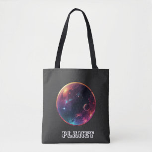 Bolso De Tela Planeta