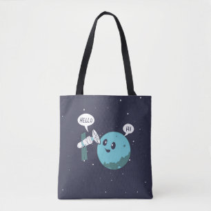 Bolso De Tela Planeta