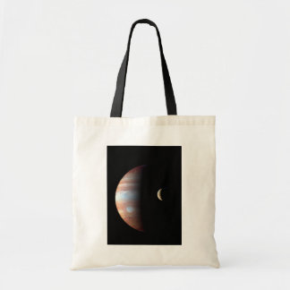 Bolso De Tela Planeta gigante del gas Júpiter y luna galileña Io